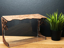 Load image into Gallery viewer, Wooden bird feeder "Transparent" with organic glass