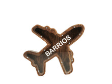 Load image into Gallery viewer, Wooden Piggy Bank Plane (Brown, Engraving)