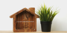 Load image into Gallery viewer, Wooden Piggy Bank House (Engraving)