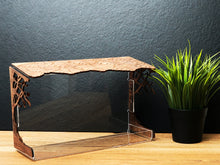 Load image into Gallery viewer, Wooden bird feeder "Transparent" with organic glass