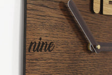 Load image into Gallery viewer, Wooden Clock - Wood Wall Clock