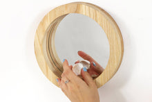 Load image into Gallery viewer, Mirror set - wooden wall mirror set 3 pieces