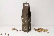 Load image into Gallery viewer, Wine bottle holder - wood wine bottle box