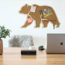 Load image into Gallery viewer, Cork Board Bear, Cork Board On The Wall