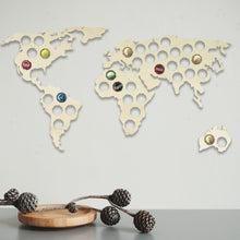 Load image into Gallery viewer, Beer Cap Collector, Wall World Map Beer Cap Collector