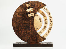Load image into Gallery viewer, Wooden Desk Calendar