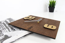 Load image into Gallery viewer, Wooden Clock - Wood Wall Clock