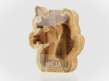 Load image into Gallery viewer, Wooden Piggy Bank Unicorn (Engraving)