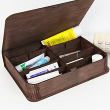 Load image into Gallery viewer, Wooden Box - Medicine Box With Sections