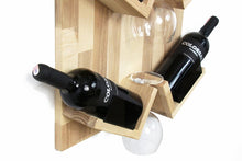 Load image into Gallery viewer, Wine bottle holder - Wooden wine bottle holder