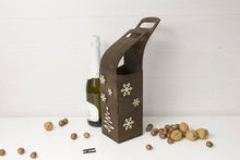 Load image into Gallery viewer, Wine bottle holder - wood wine bottle box