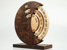 Load image into Gallery viewer, Wooden Desk Calendar