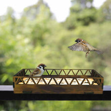 Load image into Gallery viewer, Wooden bird feeder "Balcony"
