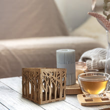 Load image into Gallery viewer, Candle Holder , Natural Wood Unique Candle Holder
