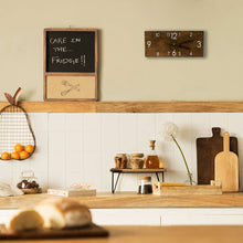 Load image into Gallery viewer, Wall Clock, Wood Rectangular Wall Clock