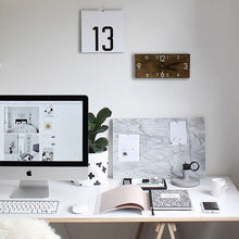 Load image into Gallery viewer, Wall Clock, Wood Rectangular Wall Clock