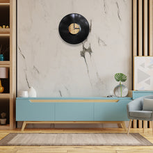 Load image into Gallery viewer, Vinyl Plate And Wood Clock, Wall Clock