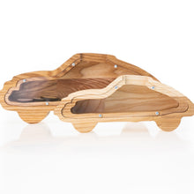 Load image into Gallery viewer, Wooden Piggy Bank Car (Large, Engraving)