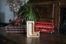 Load image into Gallery viewer, Wooden Piggy Bank Letter  (Small, A-Z, Engraving)