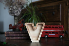 Load image into Gallery viewer, Wooden Piggy Bank Letter  (Small, A-Z, Engraving)