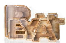 Load image into Gallery viewer, Wooden Piggy Bank Letter  (Small, A-Z, Engraving)