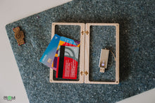 Load image into Gallery viewer, Wooden Box - Wooden Case For Phone And Small Accesories