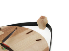 Load image into Gallery viewer, Wooden Clock - Wood Designer Clock