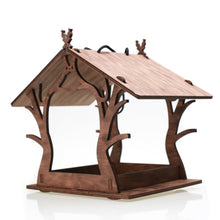 Load image into Gallery viewer, Wooden bird feeder "Birch Tree"