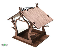 Load image into Gallery viewer, Wooden bird feeder "Birch Tree"