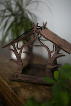 Load image into Gallery viewer, Wooden bird feeder "Birch Tree"