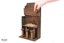 Load image into Gallery viewer, Handcrafted Wooden “Saloon” Bird Feeder, Fully Assembled Rustic Garden Feeder, Ideal Gift for Birdwatching and Outdoor Spaces