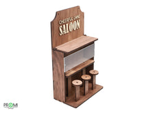 Load image into Gallery viewer, Handcrafted Wooden “Saloon” Bird Feeder, Fully Assembled Rustic Garden Feeder, Ideal Gift for Birdwatching and Outdoor Spaces