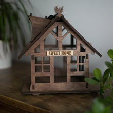 Load image into Gallery viewer, Wooden bird feeder "House"