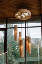Load image into Gallery viewer, Chandelier - Wooden Pendant Lamp