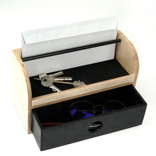 Load image into Gallery viewer, Wooden Organizer - Desk Organizer, Entryway organizer