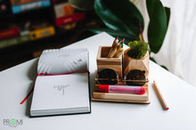 Load image into Gallery viewer, Wooden Desk Organizer - Desk Accessories