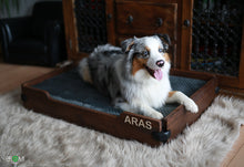Load image into Gallery viewer, Dog bed - Wooden dog bed (Engraving)