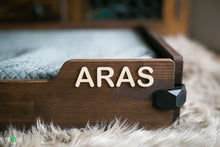 Load image into Gallery viewer, Dog bed - Wooden dog bed (Engraving)