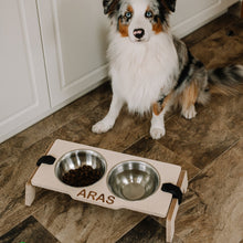 Load image into Gallery viewer, Elevated Dog Feeder - dog bowl holder