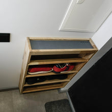 Load image into Gallery viewer, Wooden Shoe Rack, Wood Shoe Shelf