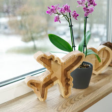Load image into Gallery viewer, Wooden Piggy Bank Plane (Engraving)