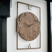 Load image into Gallery viewer, Big Wooden Wall Clock
