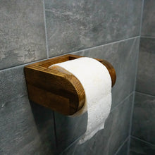 Load image into Gallery viewer, Toilet paper holder - wooden toiler paper holder