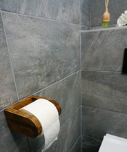 Load image into Gallery viewer, Toilet paper holder - wooden toiler paper holder