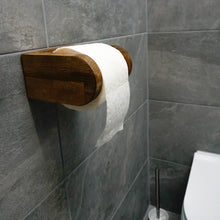 Load image into Gallery viewer, Toilet paper holder - wooden toiler paper holder