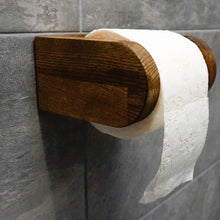 Load image into Gallery viewer, Toilet paper holder - wooden toiler paper holder
