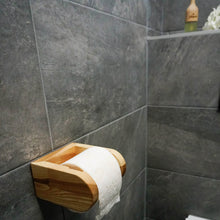 Load image into Gallery viewer, Toilet paper holder - wooden toiler paper holder