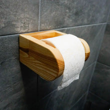 Load image into Gallery viewer, Toilet paper holder - wooden toiler paper holder
