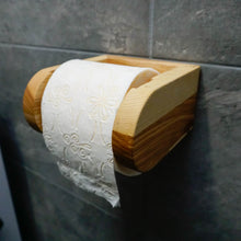 Load image into Gallery viewer, Toilet paper holder - wooden toiler paper holder