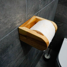 Load image into Gallery viewer, Toilet paper holder - wooden toiler paper holder